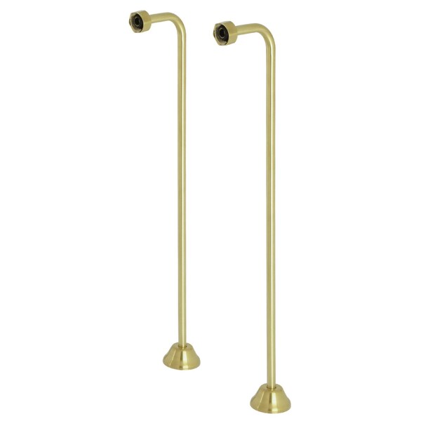 CC467 Single Offset Bath Supply, Brushed Brass